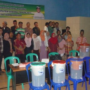 Socialization and Introduction of Ceramic Filter at Village Tambak Mekar, District Jalan Cagak, Subang, West Java